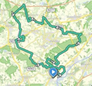 Route graveltocht